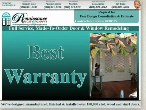 (888) 821-6206 ~ Entry Doors Santa Ana