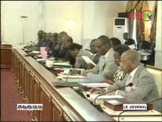 Réunion du conseil des ministres