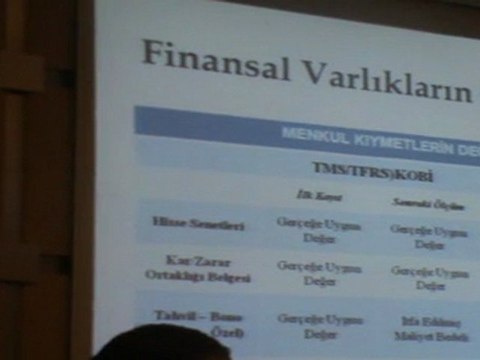 11- (01.12.2011) - İstanbul YMM Odasının Düzenlemiş Olduğu Türk Ticaret Kanunu İle İlgili Olarak Ticari Kardan, Standartlara Göre Mali Kara Geçiş Uygulaması Konulu Toplantı