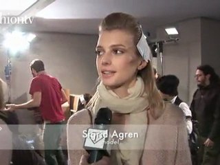 Max Mara Backstage Winter 2012 Milan Women | FTV