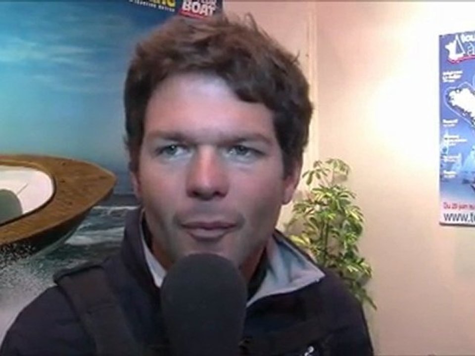 Nautic Paris 2011 Commentaire sur le Tour de France à la Voile 2012 par Nicolas Troussel