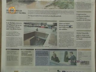 Titulares en Primera Página