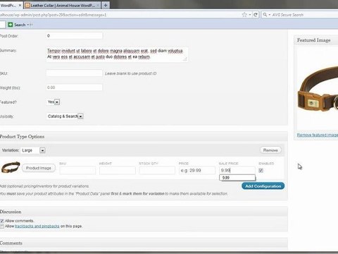 Jigoshop WordPress eCommerce - Adding Product Attributes