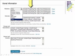 LinkedIn Training - Getting traffic to your website