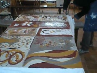 Robinsons a Saint Amand Novembre 11 Blasons en pigments