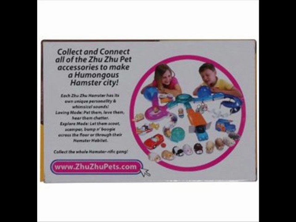 Jilly Pink and White Zhu Zhu Pets Hamster Kids Toy