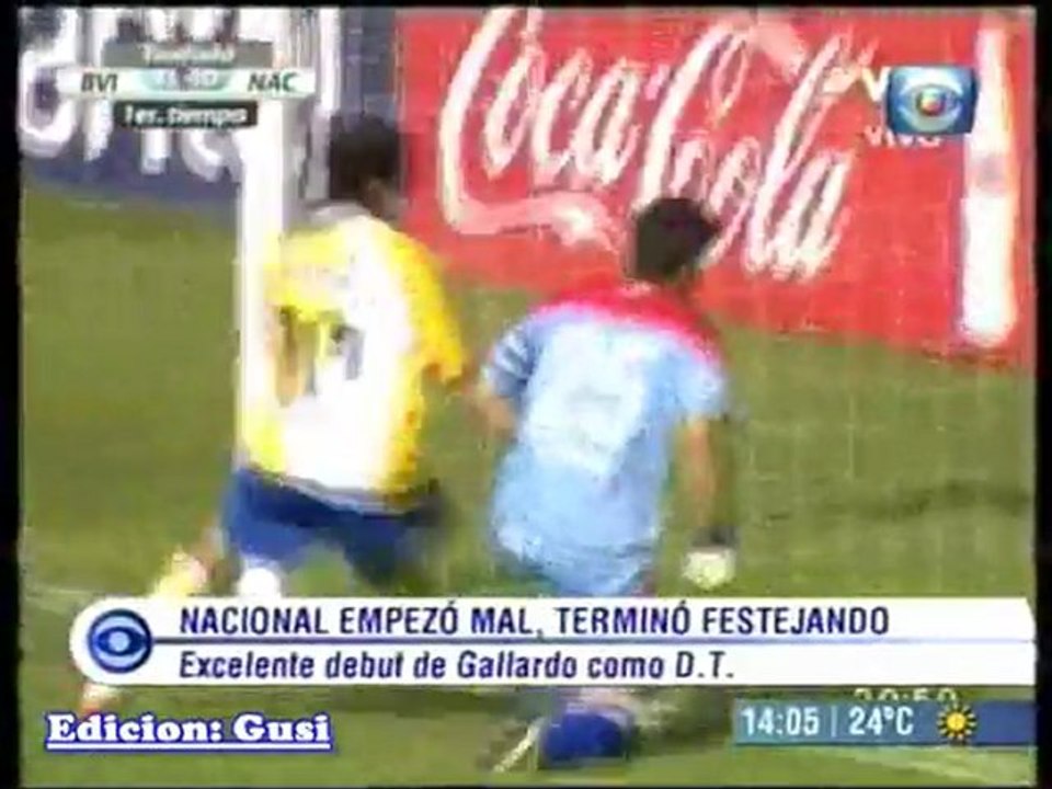 Nacional empezo mal, termino festejando