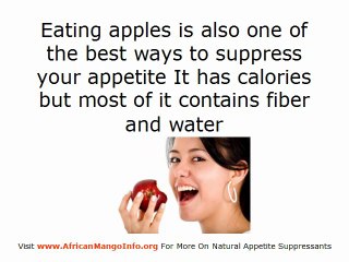 Find Out Ways To Suppress Your Appetite
