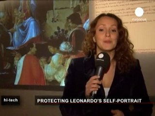Leonardo Da Vinci eserleri için klimalı koruma