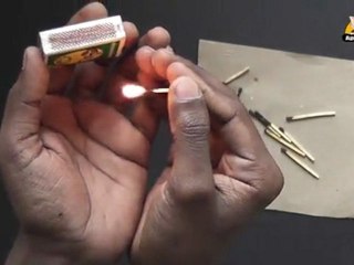 Re-use Burnt Matchsticks - Learn a Trick