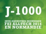 Célébration du J-1000 des Jeux Equestres Mondiaux FEI 2014 en Normandie
