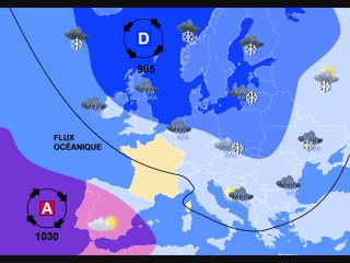 Météo 7 décembre 2011: Nouvelle carte d'analyse !