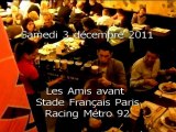 3 décembre 2011 le midi de Stade Français Paris - Racing métro 92