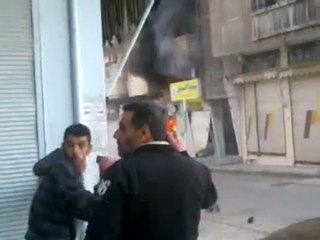 حمص - الخالدية: قصف عنيف على صيدلية العباس 6-12-2011