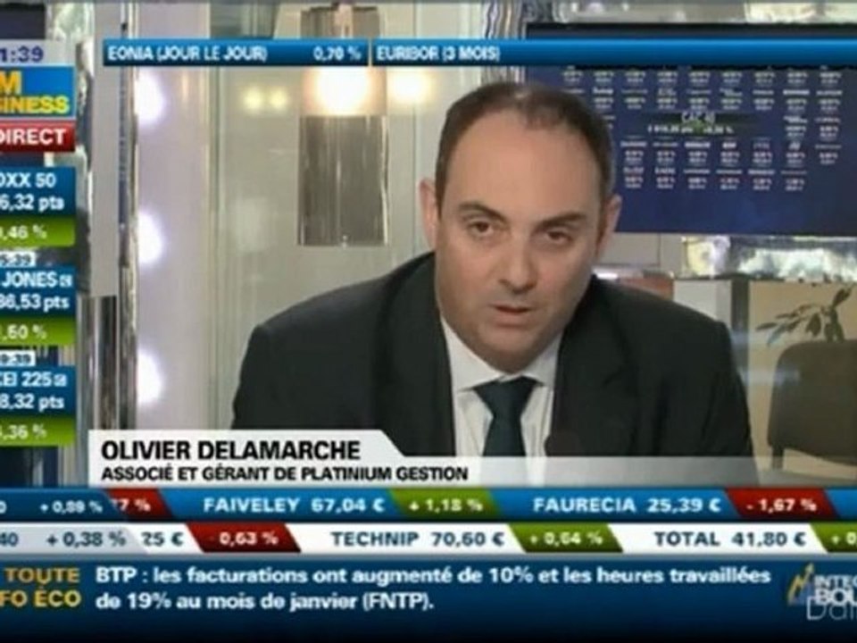 Olivier Delamarche sur BFM, le 06 Décembre 2011