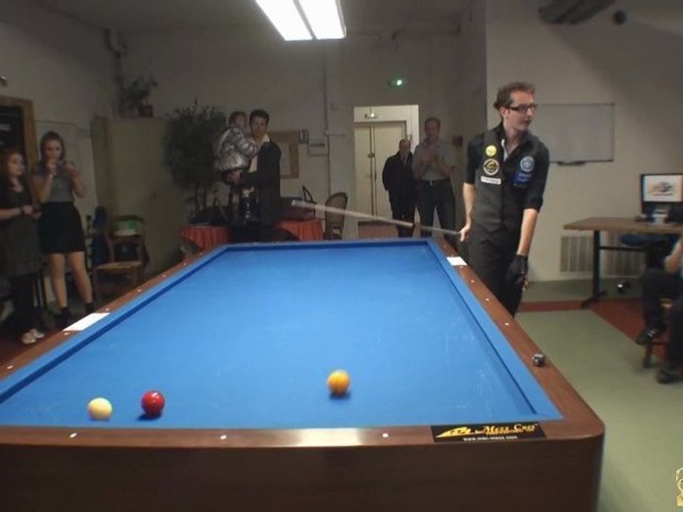 Demonstration de Florian Kohler Star du trick shots