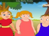 Inky Pinky with Lyrics - Nursery Rhyme