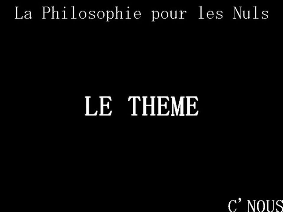 HUMOUR/DELIRE La Philosophie pour les Nuls [Le Bonheur]