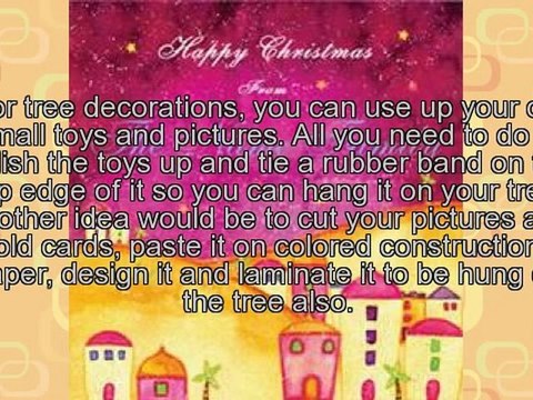Great Ideas For Personalized Christmas Ornaments and Greetings Cards