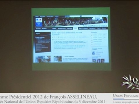 Programme Présidentiel De M. François ASSELINEAU - UPR partie 5 de 10