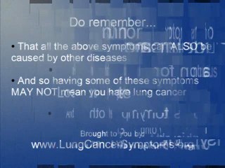 Lung Cancer Warning Signs You Should Know