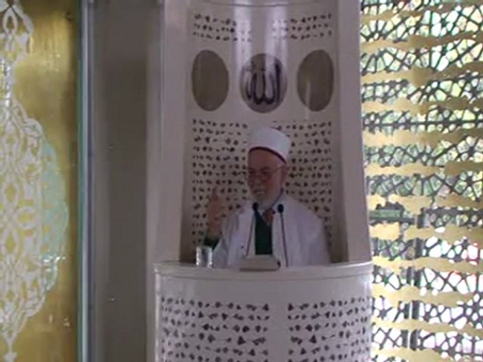 Emekli Vaiz Necati Tosun Hoca’nın 25 Kasım 2011 Karaca Ahmet Şakirin Camii vaazı 2. Bölüm