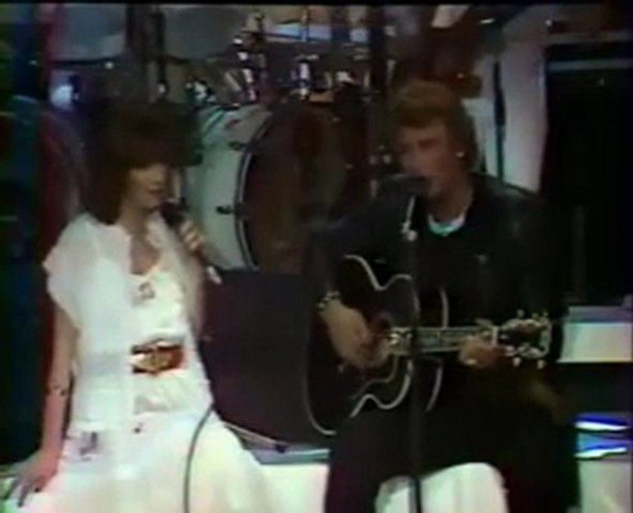 Claire D'Asta Johnny Hallyday J'ai pleuré sur ma guitare vidéo 1974.
