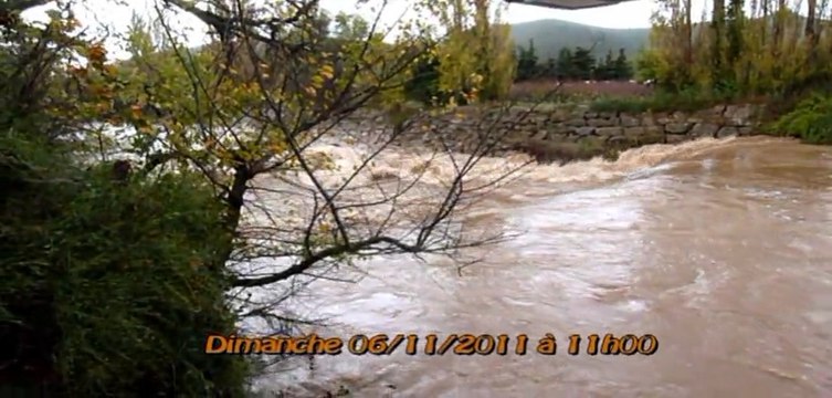 Le fleuve Gapeau en colère ..... puis quelques jours après