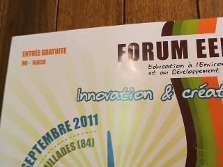 Forum régional de l'EEDD - innovation et création