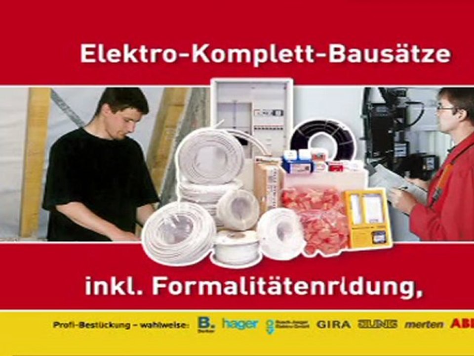 Alles für die Haus-Elektroinstallation EWL Instakit