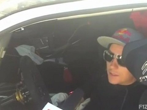 WRC Rally Wales 2011 Kimi Räikkönen speaking about his co-driver Kaj Lindström