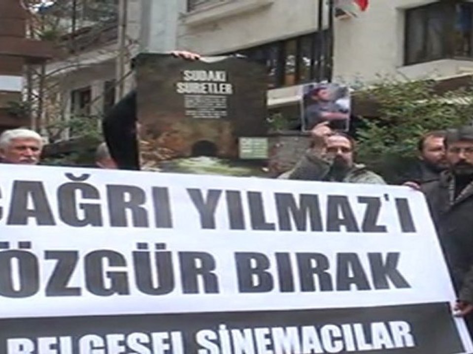 Belgesel Sinemacılar Çağrı Yılmaz'a Destek Eylemi yaptı
