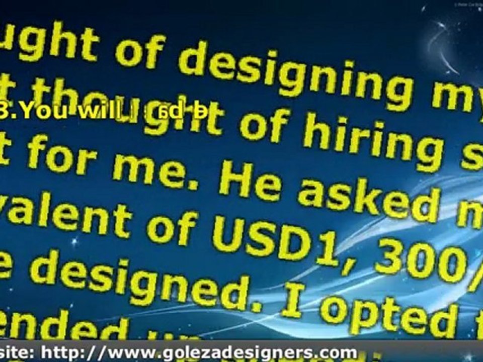 Design Your Own Websites To Start A Home Internet Business!