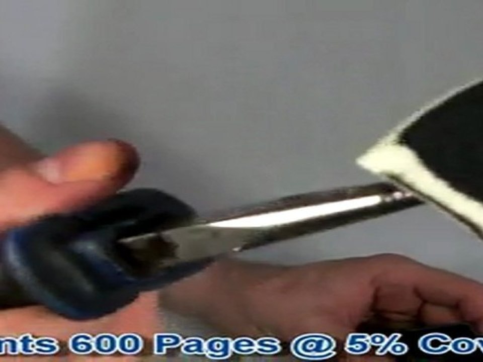 Inside HP 300XL Black Ink Cartridge