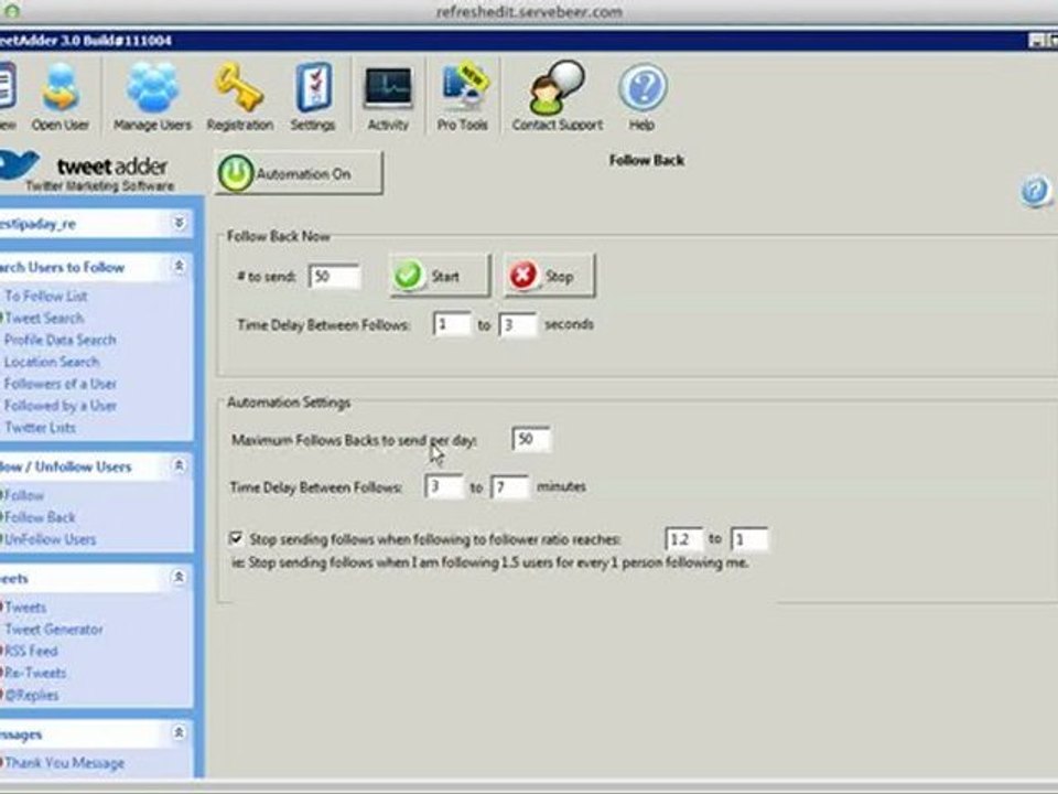 Twitter Follow and Unfollow | SalesTipADay.com