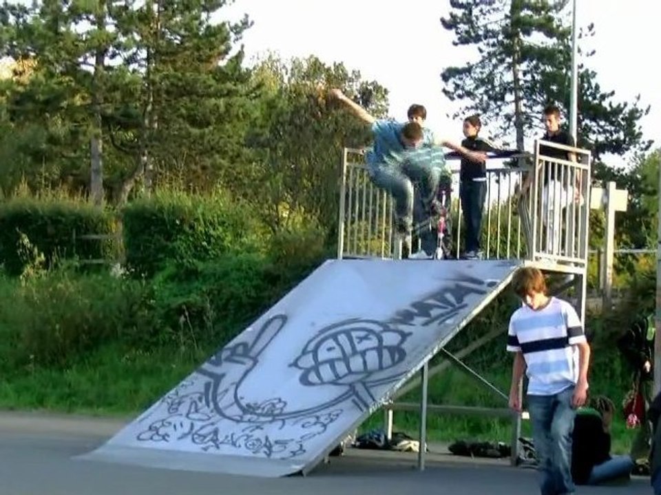 Alexis Magne skatepark de Châteauroux.