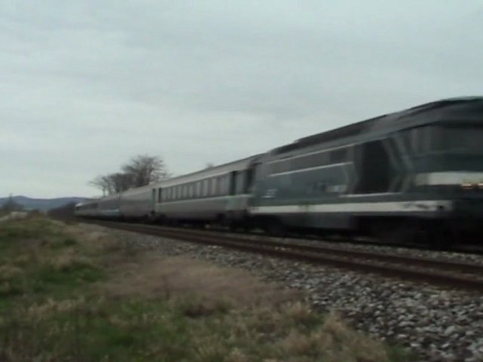 BB 67400 et corail Ter rhone alpes