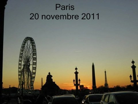 Coucher de Soleil Eiffel Tower Paris Romantique