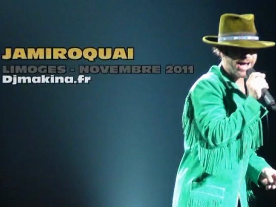 Jamiroquai - Limoges Novembre 2011