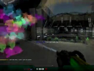 A game of DM on a public Nexuiz server.