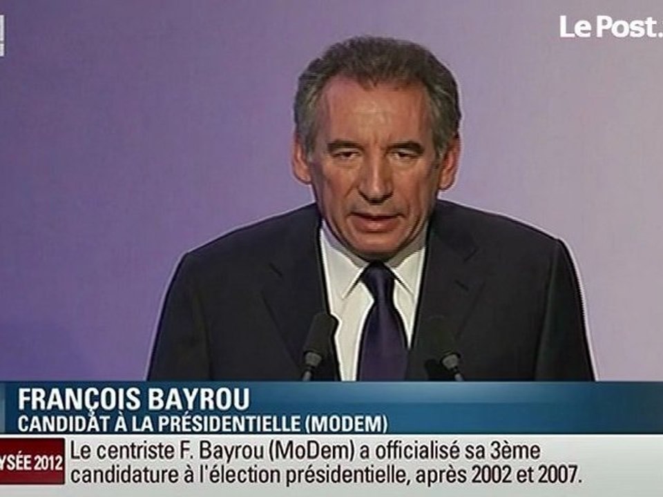 Bayrou candidat: cette fois, c'est la bonne !