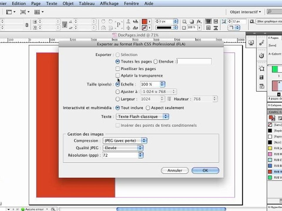 Adobe InDesign CS5.5 : De la page au frame