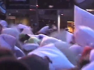 Jay Infiltrates Annual Pillow Fight at the Embarcadero