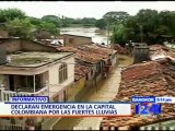 Autoridades colombianas declaran estado de alerta en Bogotá por temporada de lluvias