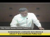 Diputados locales reformaron el atículo 4º de la Constitución local