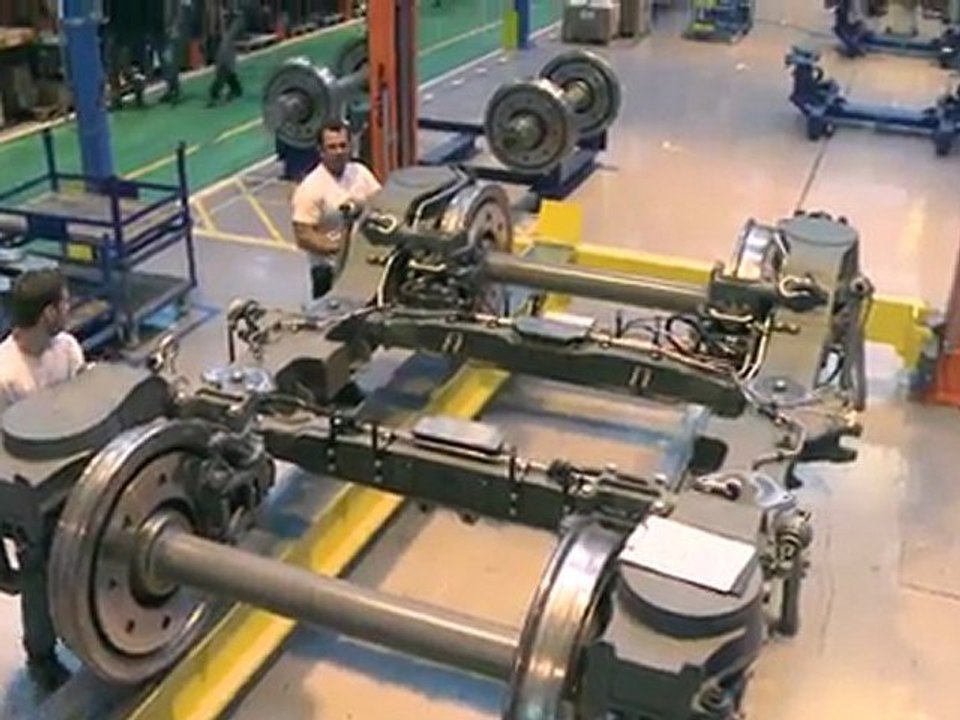 Visite de François Hollande dans les usines  d'Eolane et d'Alstom lors de son déplacement dans commune du Creusot