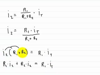 Circuits Current Divider part 5 Using Kirchoff rule