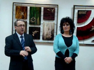Vernisajul expoziţiei ART D`ECHO-Liliana Nastas Brătescu-prezinta prof. dr. Petru Bejan