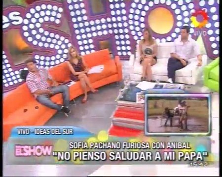 Exitoina.com - Sofía Pachano enojada