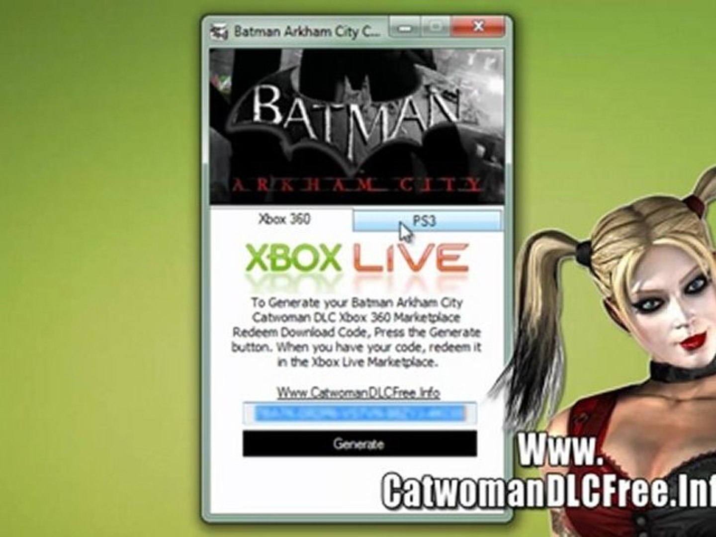 spiegel Vervreemding ijs Batman Arkham City Catwoman Character Pack DLC Codes - Free!! - video  Dailymotion